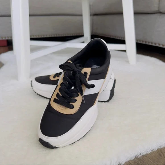 DV by Dolce Vita Black and Tan Sneakers - Picture 2 of 10
